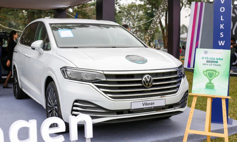 Viloran tại khu trưng bày của Volkswagen, ở Triển lãm xe bền vững Việt Nam 2024, ngày 7-8/12 tại Công viên Yên Sở, Hà Nội. Ảnh: Lương Dũng