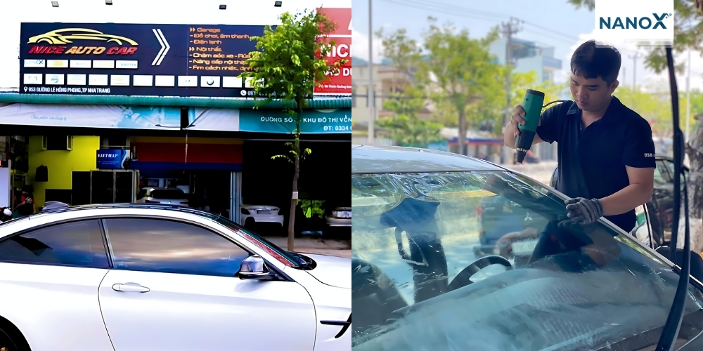 Đội ngũ kỹ thuật Nice Auto cam kết thành phẩm thi công phim cách nhiệt đạt tiêu chuẩn