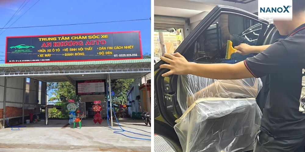 địa chỉ dán phim cách nhiệt ô tô Bình Phước