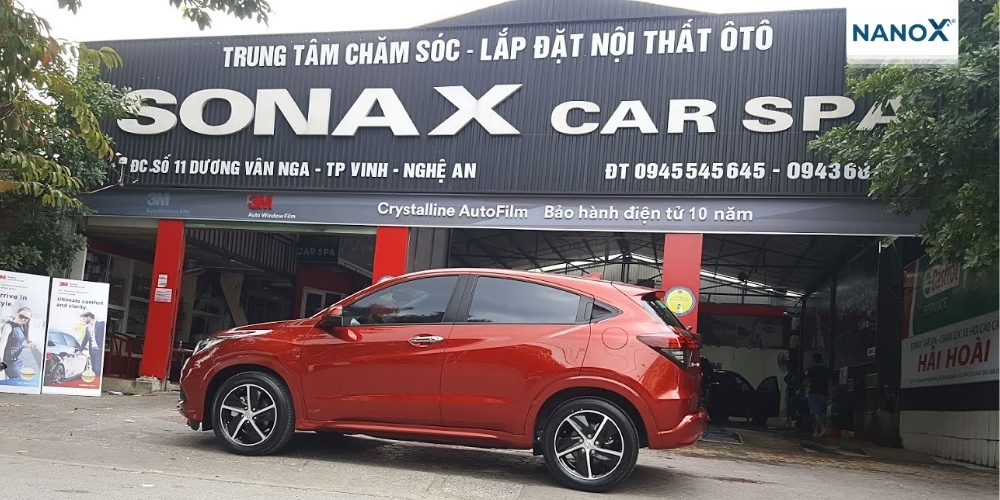 Trung tâm Chăm sóc - Nội thất ô tô Sonax Car Spa là địa điểm dán phim cách nhiệt chuyên nghiệp