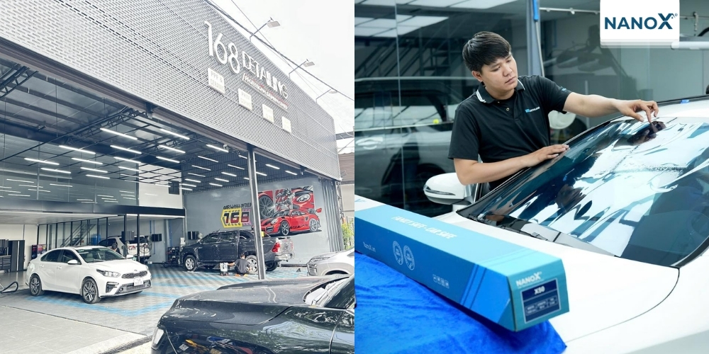 168 Detailing đơn vị cung cấp dịch vụ dán phim cách nhiệt chuyên nghiệp cho mọi dòng xe