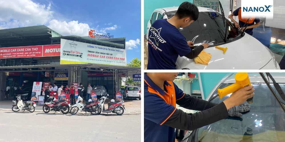 Mobile Car Care Cần Thơ sử dụng các loại phim cách nhiệt cao cấp, chính hãng