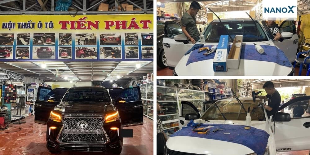 Nội thất ô tô Tiến Phát - Địa chỉ chuyên dán phim cách nhiệt Quảng Ngãi uy tín