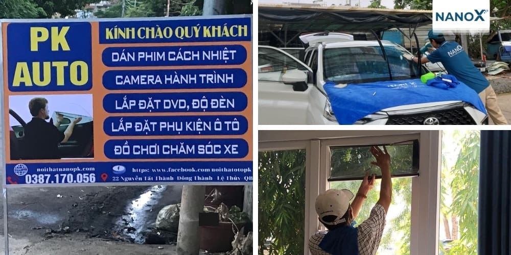 PK AUTO là một trong những đơn vị đi đầu trong lĩnh vực dán phim cách nhiệt ô tô và nhà kính tại Quảng Bình