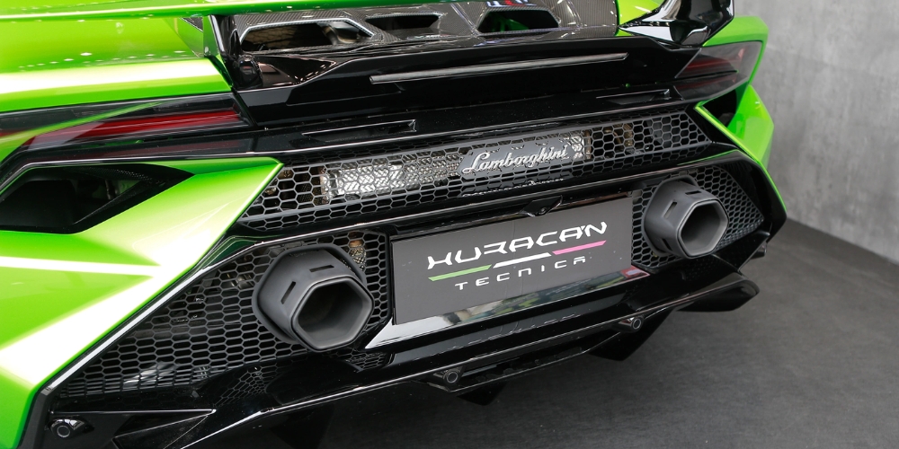 Đuôi xe Lamborghini Huracan