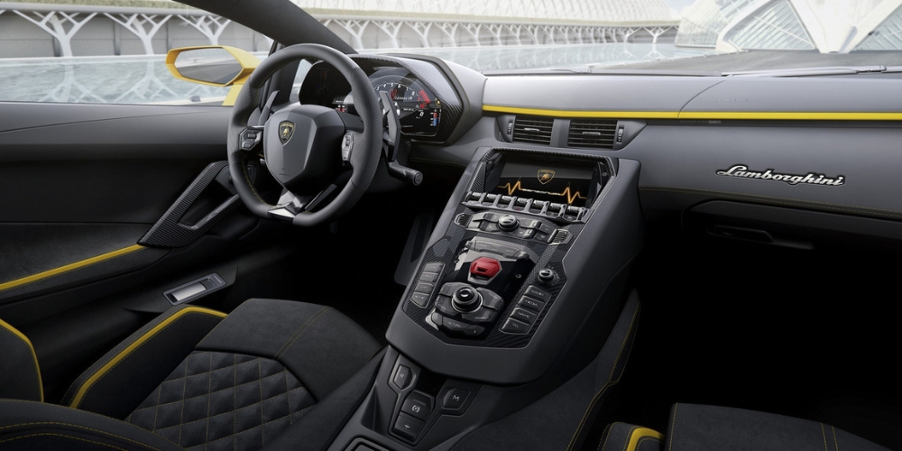 Nội thất Lamborghini Aventador S